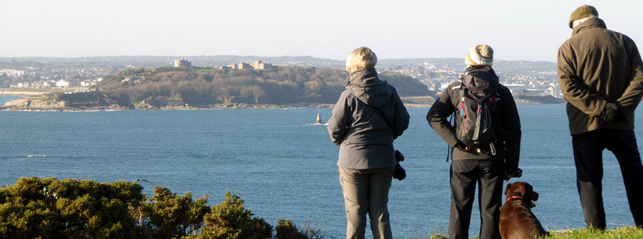 the view over Falmouth Bay